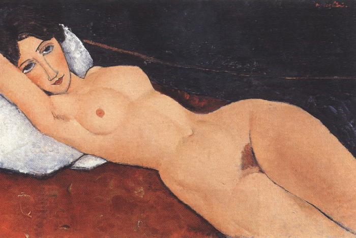 Amedeo Modigliani Reclining Nude on a Red Couch (mk39) China oil painting art